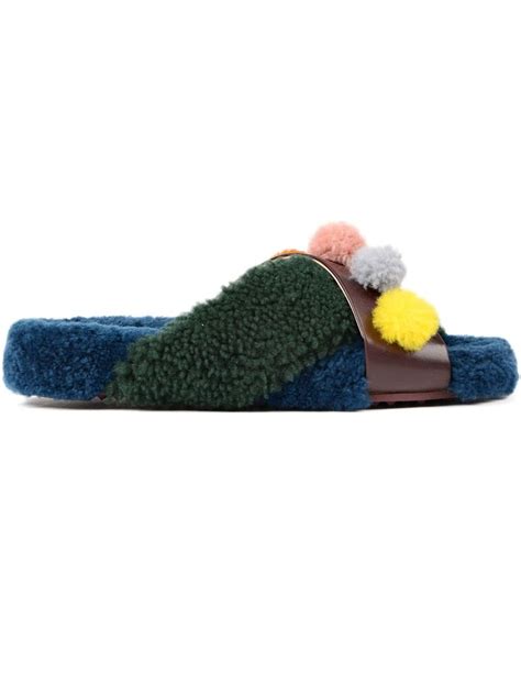 sandalo fendi fiori|farfetch fendi shoes.